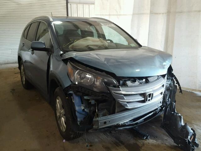 5J6RM4H79DL043710 - 2013 HONDA CR-V EXL BLUE photo 1