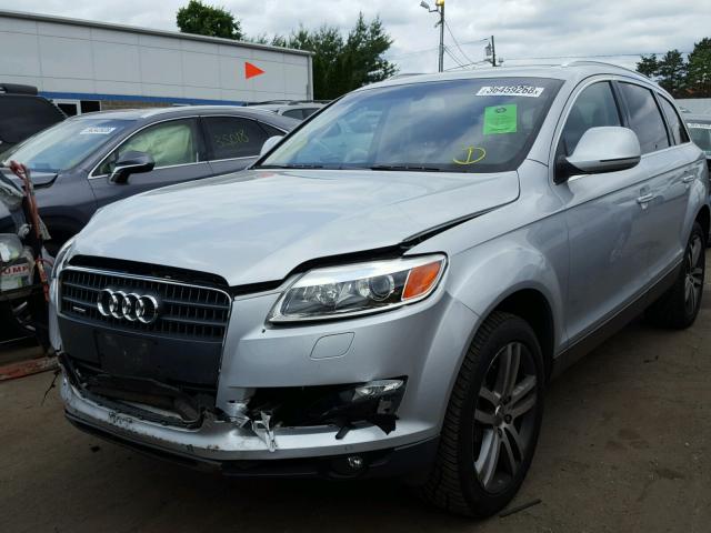 WA1BY74L88D043742 - 2008 AUDI Q7 3.6 QUA SILVER photo 2