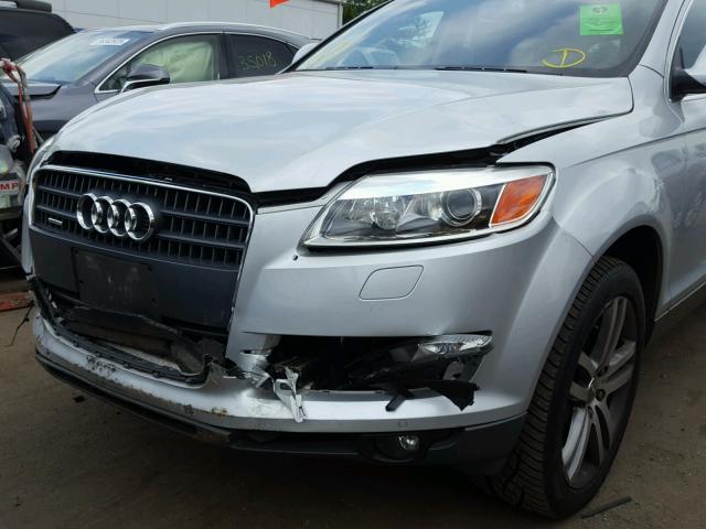 WA1BY74L88D043742 - 2008 AUDI Q7 3.6 QUA SILVER photo 9