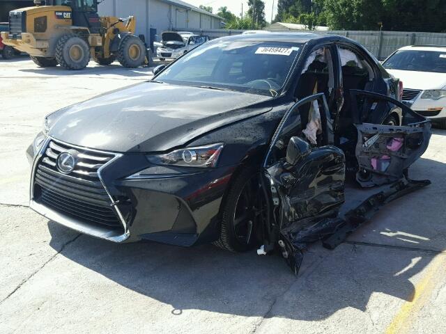 JTHBA1D20H5043645 - 2017 LEXUS IS 200T BLACK photo 2