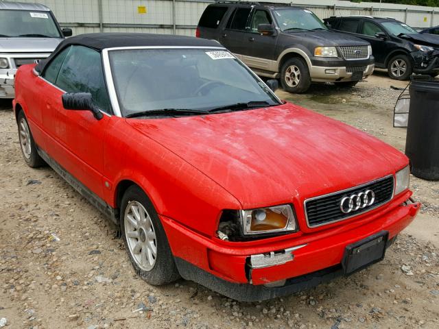 WAUAA88G7TA009355 - 1996 AUDI CABRIOLET RED photo 1