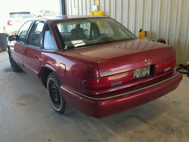 2G4WB52M8S1450368 - 1995 BUICK REGAL CUST RED photo 3