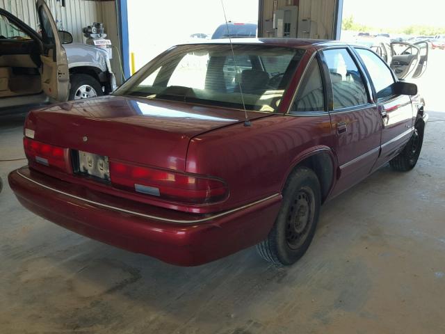 2G4WB52M8S1450368 - 1995 BUICK REGAL CUST RED photo 4