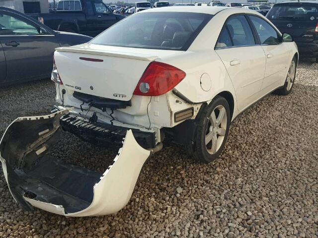 1G2ZM551564131120 - 2006 PONTIAC G6 GTP WHITE photo 4