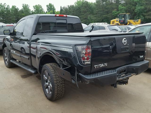 1N6AA0CJ1CN328585 - 2012 NISSAN TITAN S BLACK photo 3