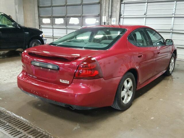 2G2WP552761201294 - 2006 PONTIAC GRAND PRIX MAROON photo 4