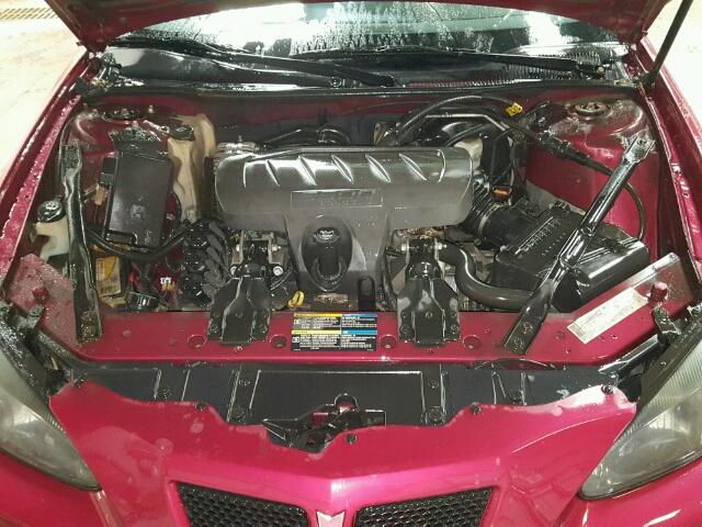 2G2WP552761201294 - 2006 PONTIAC GRAND PRIX MAROON photo 7