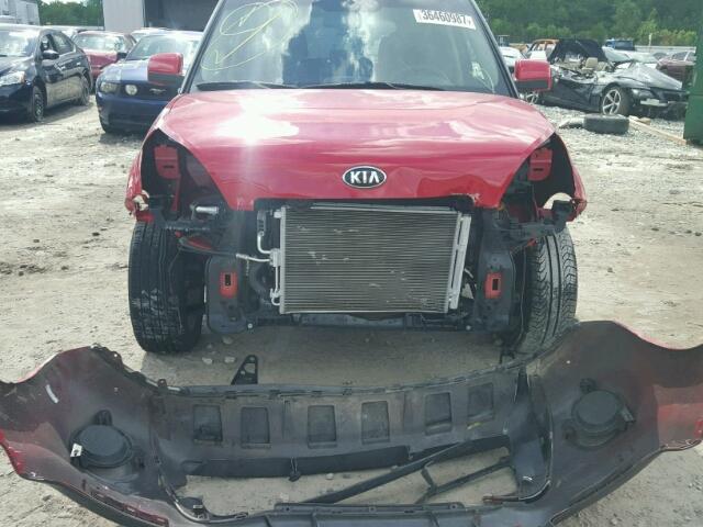 KNDJT2A52D7591432 - 2013 KIA SOUL RED photo 9