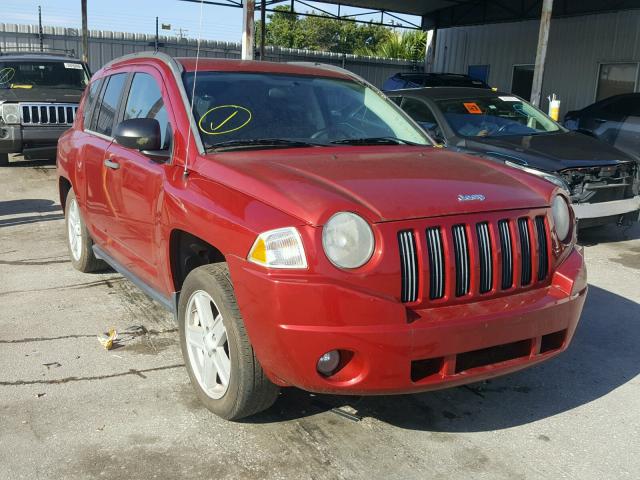 1J8FT47W98D661297 - 2008 JEEP COMPASS SP RED photo 1