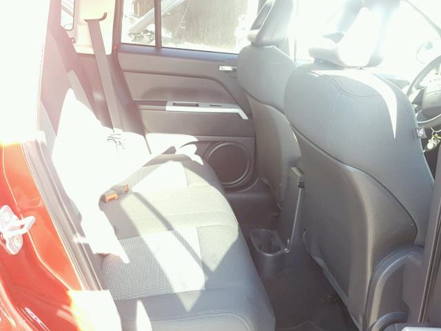 1J8FT47W98D661297 - 2008 JEEP COMPASS SP RED photo 6