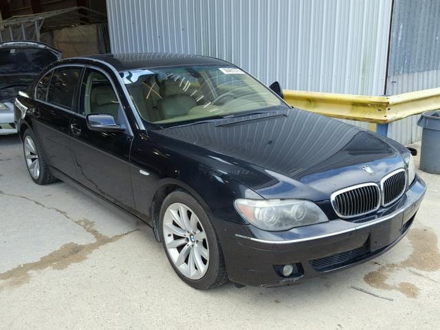 WBAHN83507DT73856 - 2007 BMW 750 BLACK photo 1