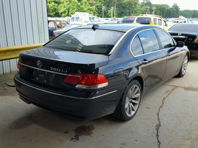 WBAHN83507DT73856 - 2007 BMW 750 BLACK photo 4