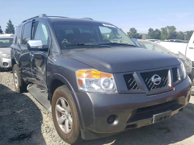 5N1AA0ND0AN623437 - 2010 NISSAN ARMADA SE GRAY photo 1