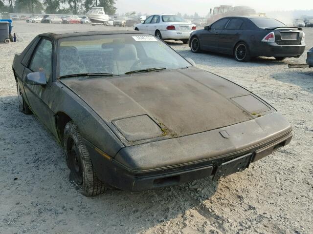 1G2PE37RXGP253435 - 1986 PONTIAC FIERO BLACK photo 1