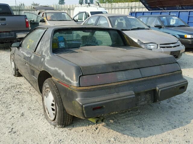 1G2PE37RXGP253435 - 1986 PONTIAC FIERO BLACK photo 3