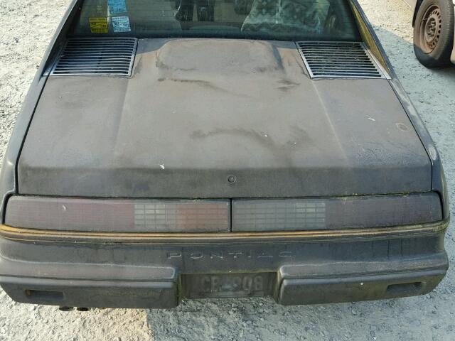 1G2PE37RXGP253435 - 1986 PONTIAC FIERO BLACK photo 7