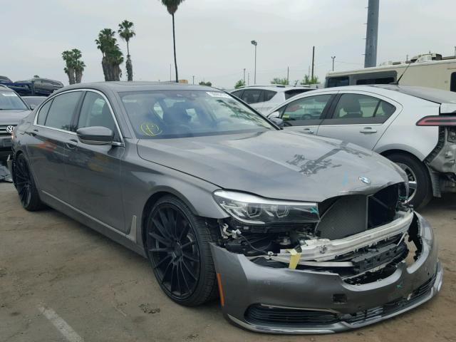 WBA7E2C57GG504434 - 2016 BMW 740 I GRAY photo 1