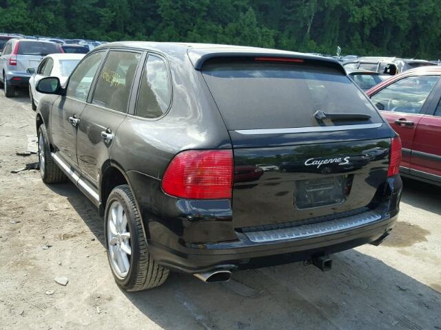 WP1AB29PX4LA70442 - 2004 PORSCHE CAYENNE S BLACK photo 3