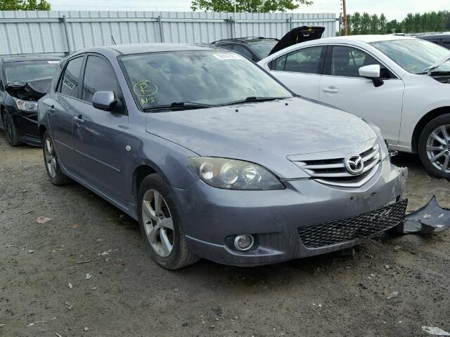 JM1BK143361494287 - 2006 MAZDA 3 HATCHBAC GRAY photo 1