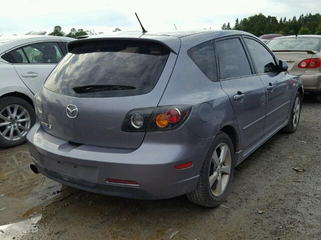 JM1BK143361494287 - 2006 MAZDA 3 HATCHBAC GRAY photo 4