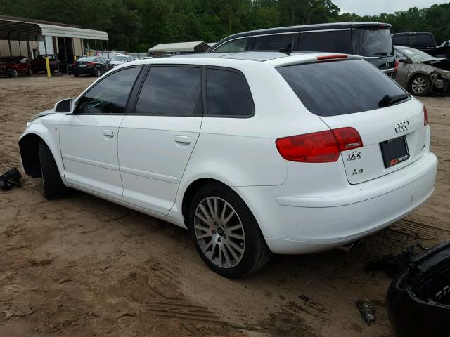 WAUNF78PX8A079808 - 2008 AUDI A3 2.0 PRE WHITE photo 3