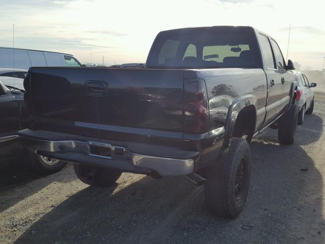 1GCHC23U16F267061 - 2006 CHEVROLET SILVERADO BLACK photo 4