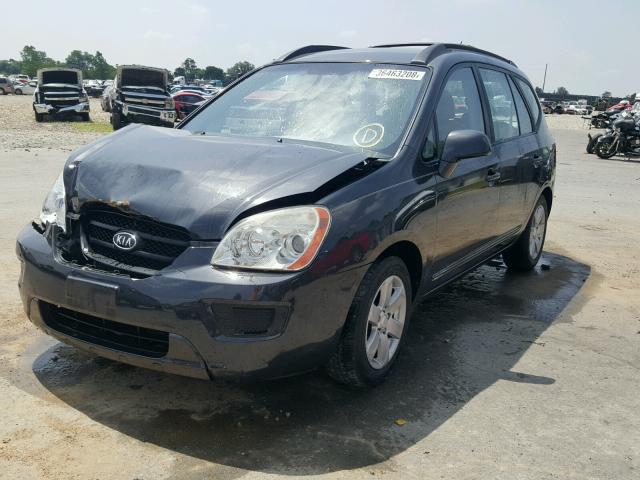 KNAFG525077088641 - 2007 KIA RONDO BASE BLACK photo 2