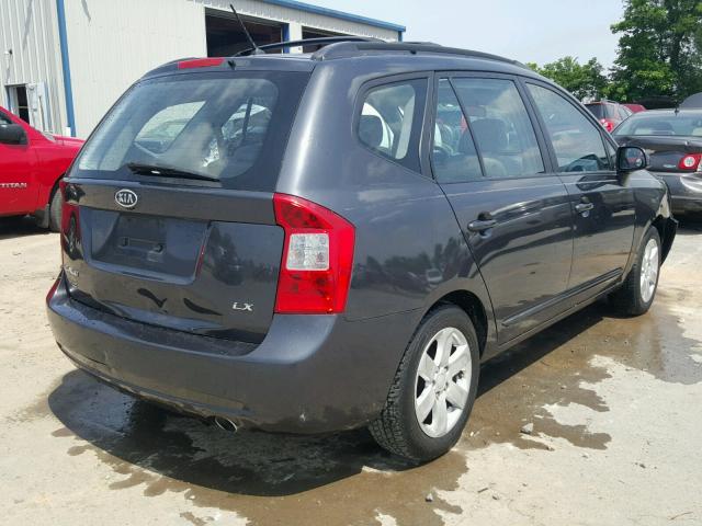 KNAFG525077088641 - 2007 KIA RONDO BASE BLACK photo 4