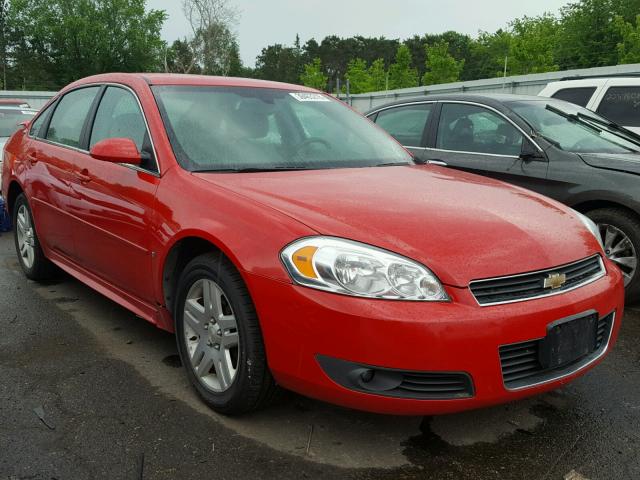 2G1WC57M491169326 - 2009 CHEVROLET IMPALA 2LT RED photo 1