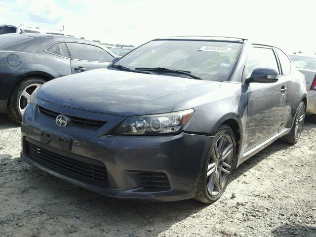 JTKJF5C78C3027824 - 2012 TOYOTA SCION TC GRAY photo 2