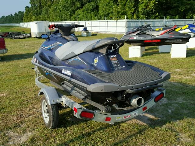 YAMA2717E414 - 2014 YAMAHA WAVERUNNER BLUE photo 3