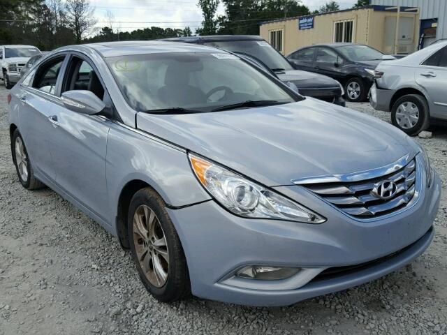 5NPEC4AC6DH801702 - 2013 HYUNDAI SONATA SE BLUE photo 1