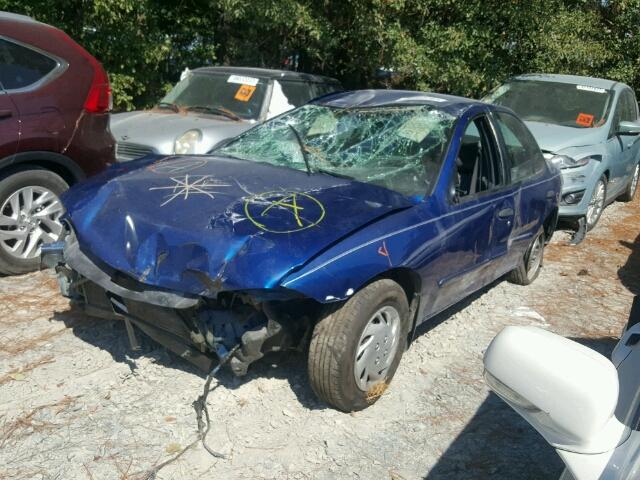 1G1JC52F847182496 - 2004 CHEVROLET CAVALIER BLUE photo 2