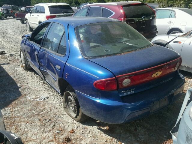 1G1JC52F847182496 - 2004 CHEVROLET CAVALIER BLUE photo 3