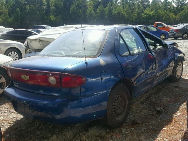 1G1JC52F847182496 - 2004 CHEVROLET CAVALIER BLUE photo 4