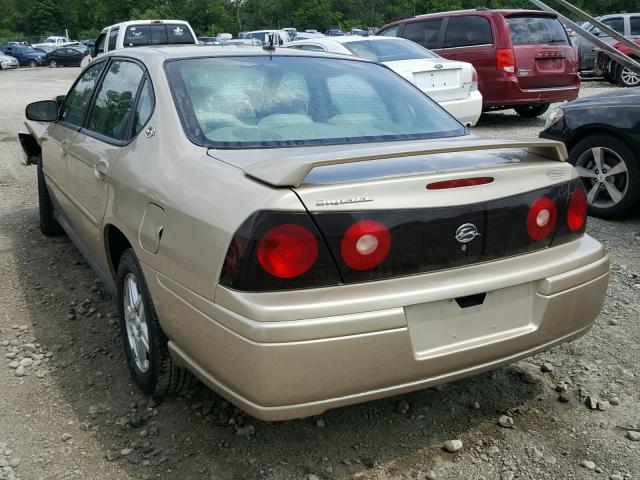 2G1WF52E659395550 - 2005 CHEVROLET IMPALA TAN photo 3