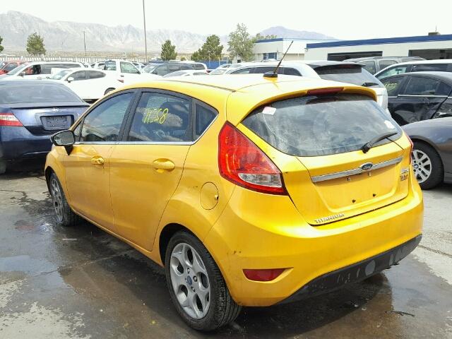 3FADP4FJ8DM108931 - 2013 FORD FIESTA TIT YELLOW photo 3