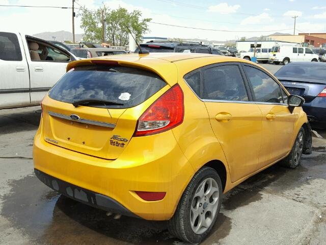 3FADP4FJ8DM108931 - 2013 FORD FIESTA TIT YELLOW photo 4