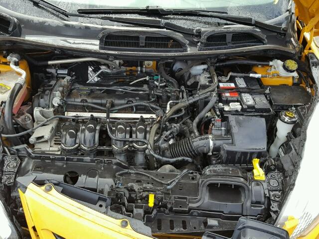 3FADP4FJ8DM108931 - 2013 FORD FIESTA TIT YELLOW photo 7