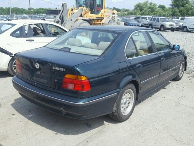 WBADD6328WGT95290 - 1998 BMW 528 I AUTO GREEN photo 4