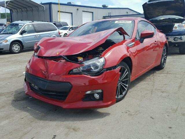 JF1ZCAC17F9603448 - 2015 SUBARU BRZ 2.0 LI RED photo 2