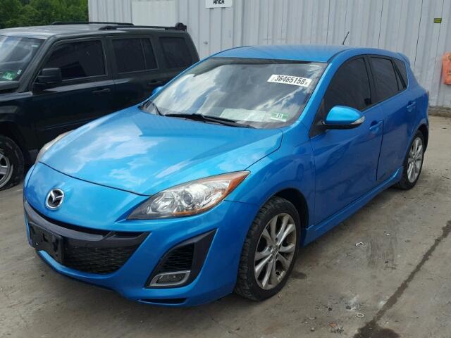 JM1BL1H60A1207532 - 2010 MAZDA 3 S BLUE photo 2