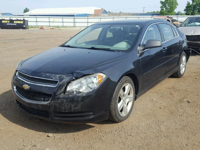 1G1ZB5E07CF218969 - 2012 CHEVROLET MALIBU LS BLACK photo 2