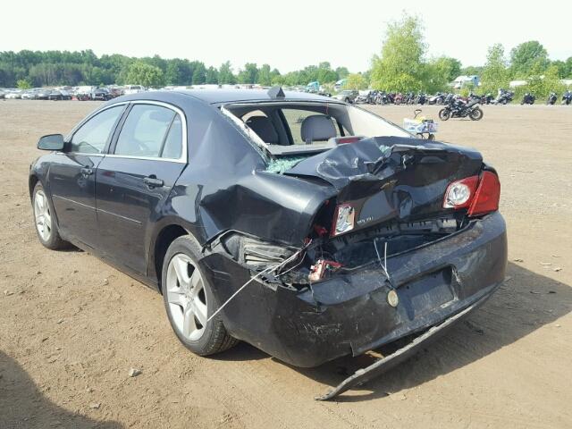 1G1ZB5E07CF218969 - 2012 CHEVROLET MALIBU LS BLACK photo 3