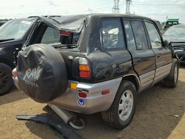 JT3GP10V5X7046487 - 1999 TOYOTA RAV4 黑色 照片 4