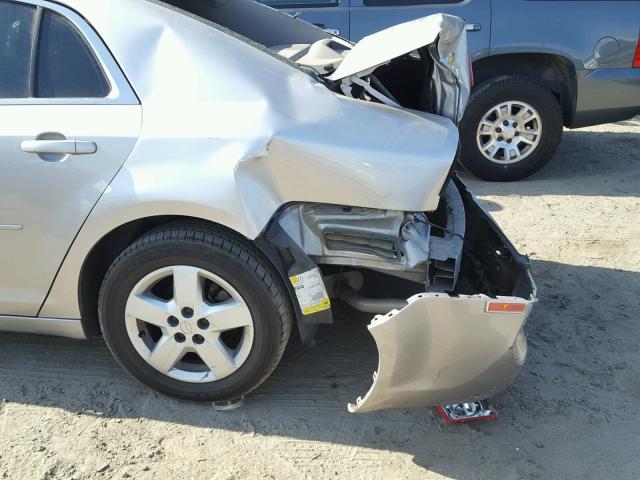 1G1ZG57B88F249557 - 2008 CHEVROLET MALIBU LS SILVER photo 9