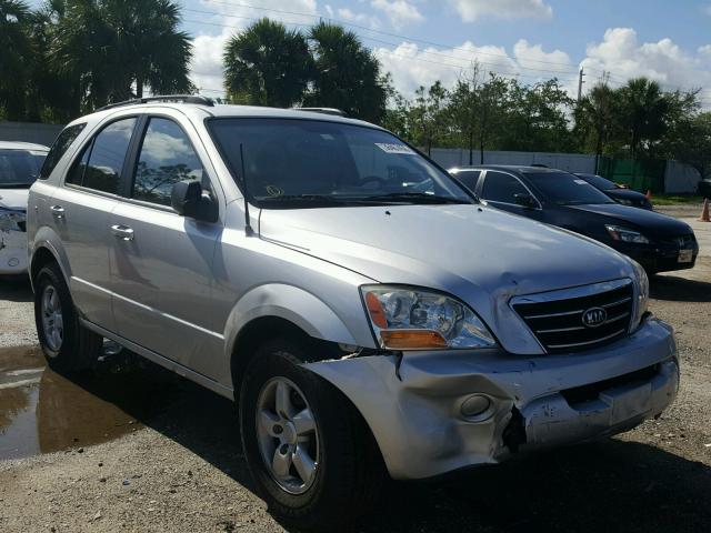 KNDJD735685855941 - 2008 KIA SORENTO EX SILVER photo 1