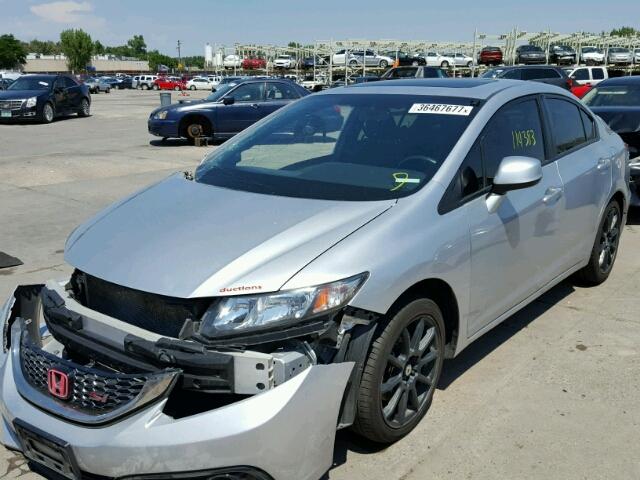 2HGFB6E52DH711441 - 2013 HONDA CIVIC SI GRAY photo 2