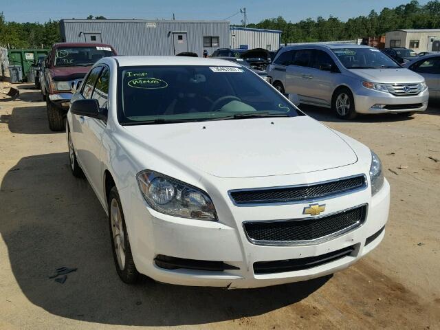 1G1ZA5EU4CF288287 - 2012 CHEVROLET MALIBU LS WHITE photo 1