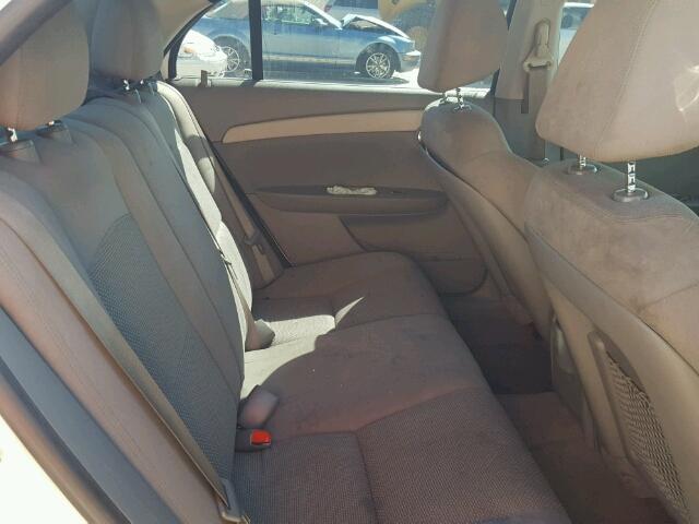 1G1ZA5EU4CF288287 - 2012 CHEVROLET MALIBU LS WHITE photo 6